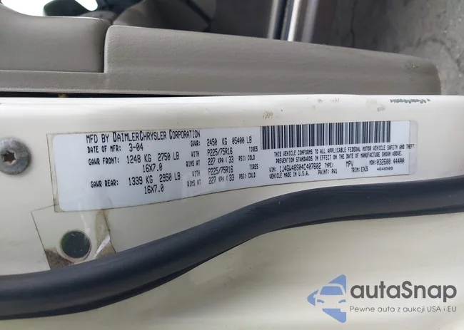 1J4GW48S04C407602: 42530630