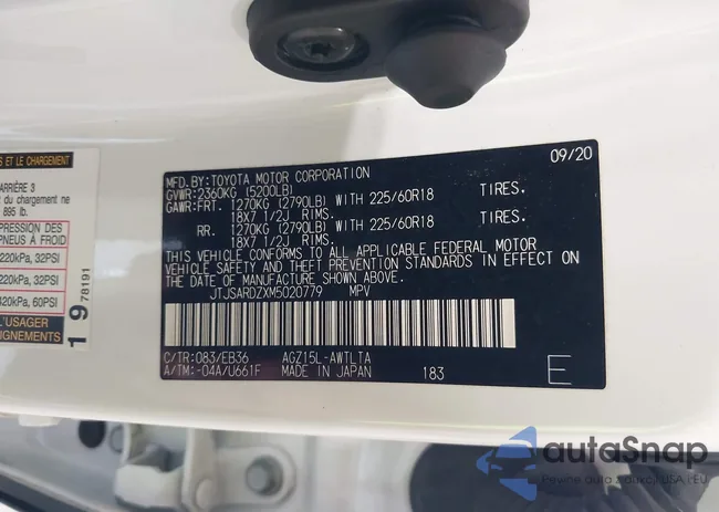 JTJSARDZXM5020779: 42530674