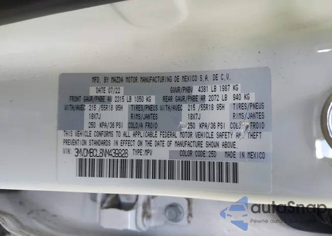 3MVDMBCL8NM439828: 42530988