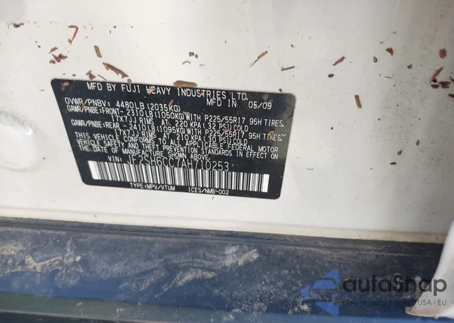 JF2SH6CC7AH710253: 42530994