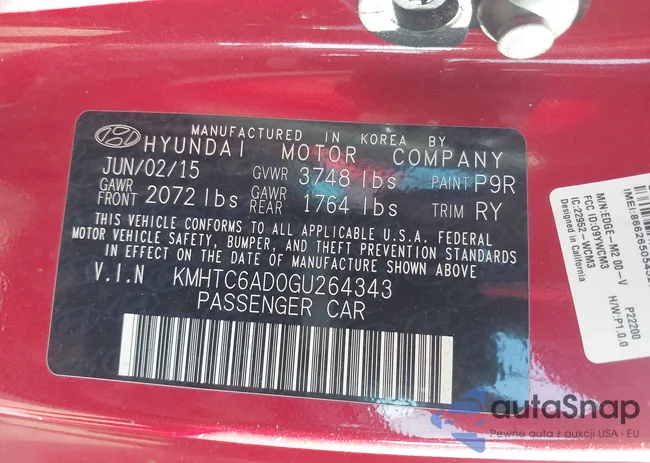 KMHTC6AD0GU264343: 42531011