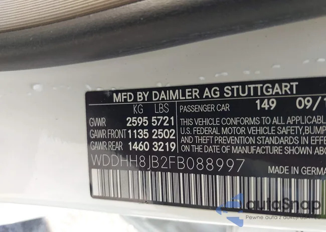 WDDHH8JB2FB088997: 42530336