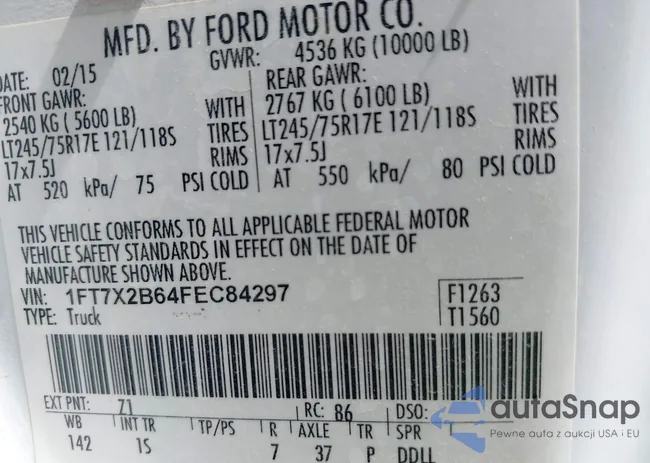 1FT7X2B64FEC84297: 42530389