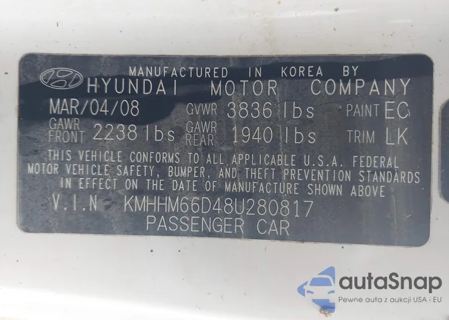 KMHHM66D48U280817: 42531632