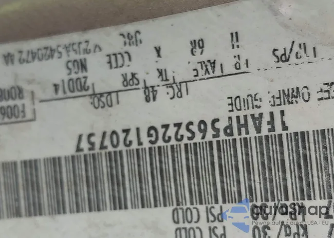 1FAHP56S22G120757: 42531697