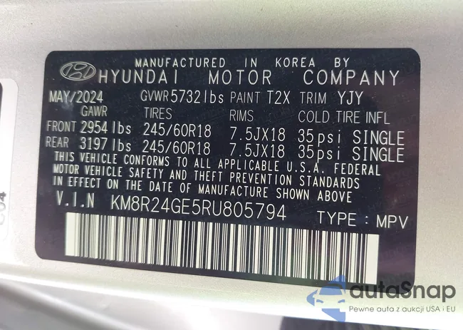 KM8R24GE5RU805794: 42531740