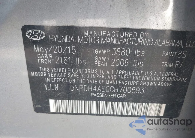 5NPDH4AE0GH700593: 42531908