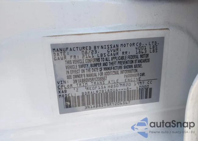 3N1AB8DV5RY206567: 42531949