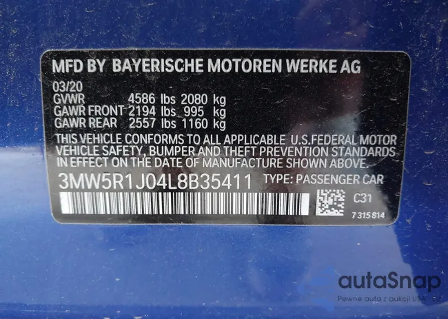 3MW5R1J04L8B35411: 42531535