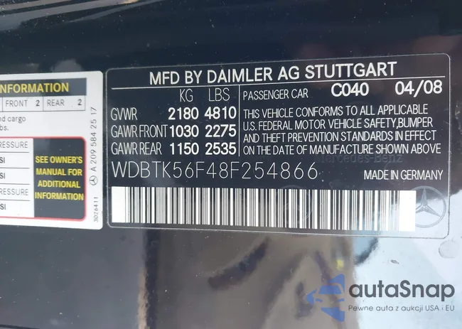 WDBTK56F48F254866: 42532821