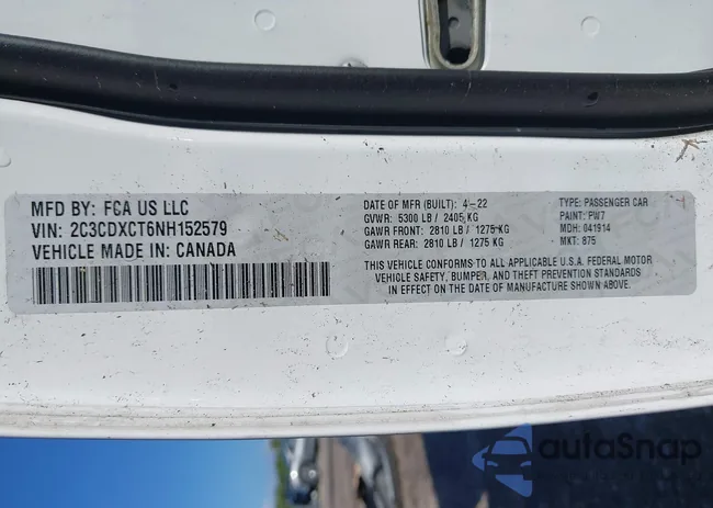 2C3CDXCT6NH152579: 42532920