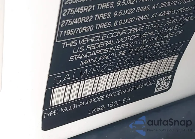 SALWR2SE6LA878544: 42532983