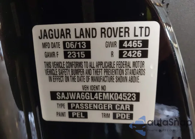 SAJWA6GL4EMK04523: 42532363