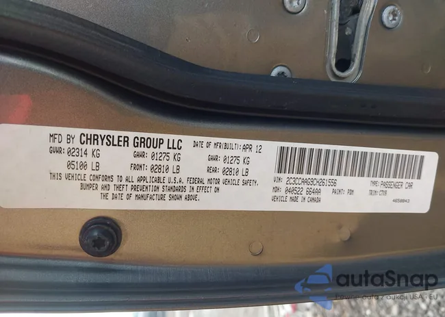 2C3CCAAG9CH261556: 42533597