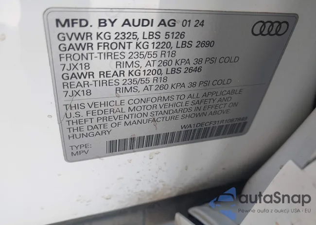 WA1DECF31R1087849: 42533611