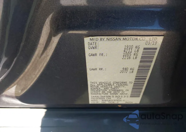 1N4AL3AP3DN530535: 42533979