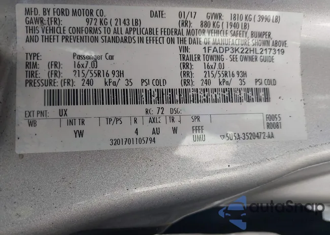 1FADP3K22HL217319: 42534080