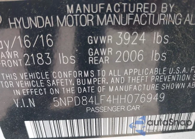 5NPD84LF4HH076949: 42533261