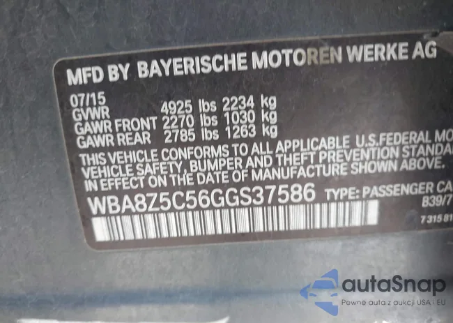 WBA8Z5C56GGS37586: 42533265