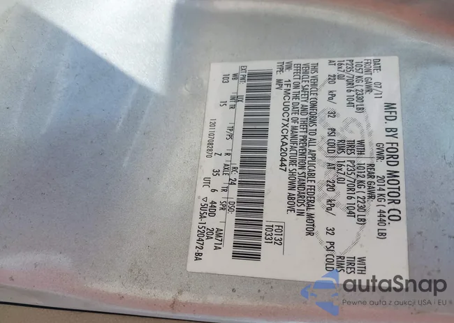 1FMCU0C7XCKA20447: 42533312