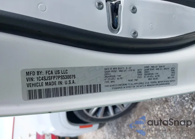 1C4SJSFP7PS530079: 42533407