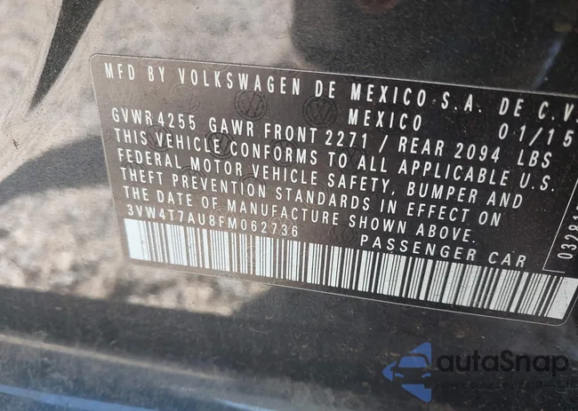 3VW4T7AU8FM062736: 42533410