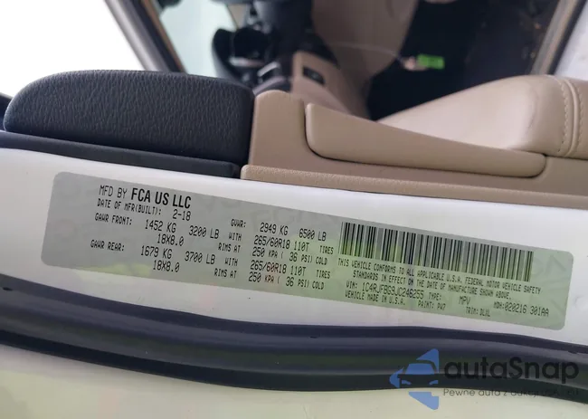 1C4RJFBG9JC246255: 42534694