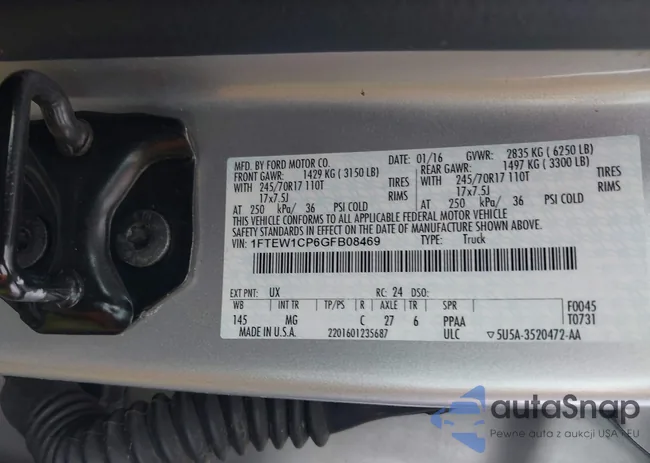 1FTEW1CP6GFB08469: 42534824