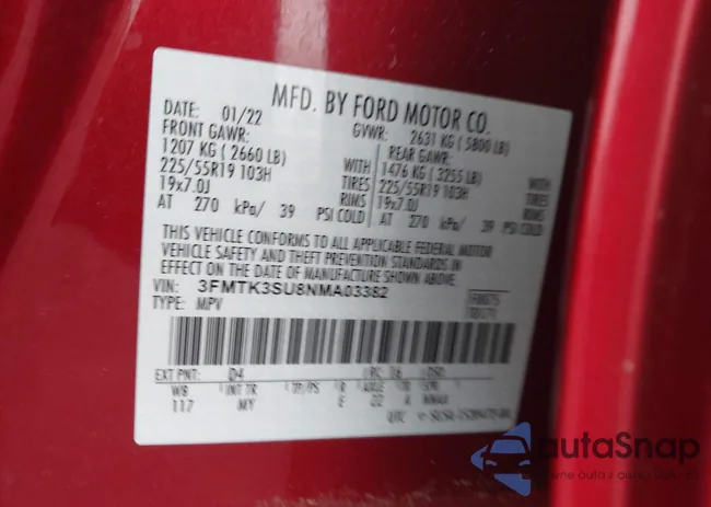 3FMTK3SU8NMA03382: 42534414