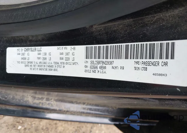 1B3LC56R78N220307: 42534468