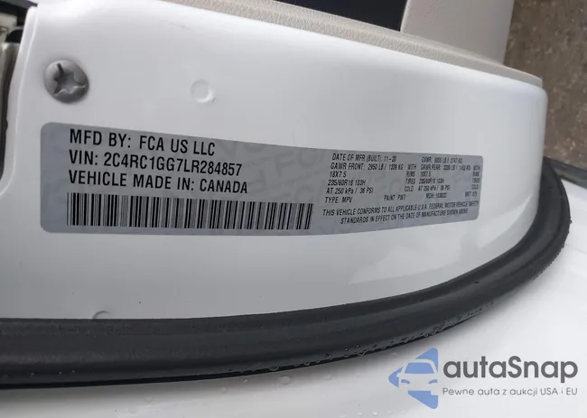 2C4RC1GG7LR284857: 42534540