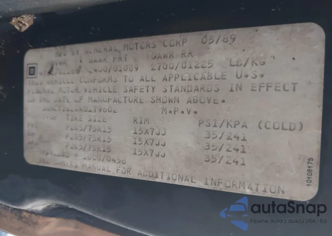 1GNCT18Z0K0179602: 42535676