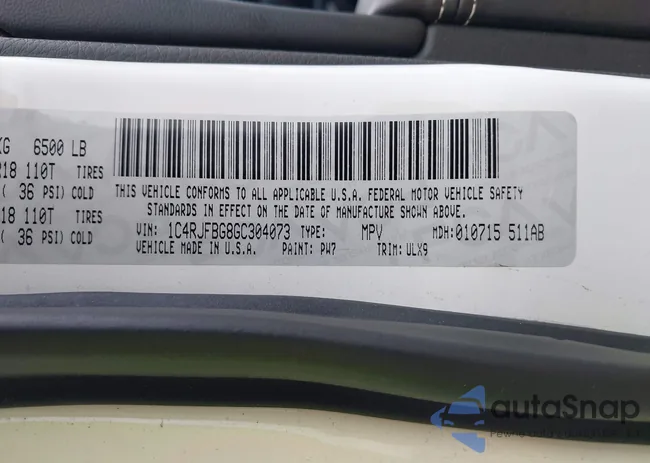 1C4RJFBG8GC304073: 42535680