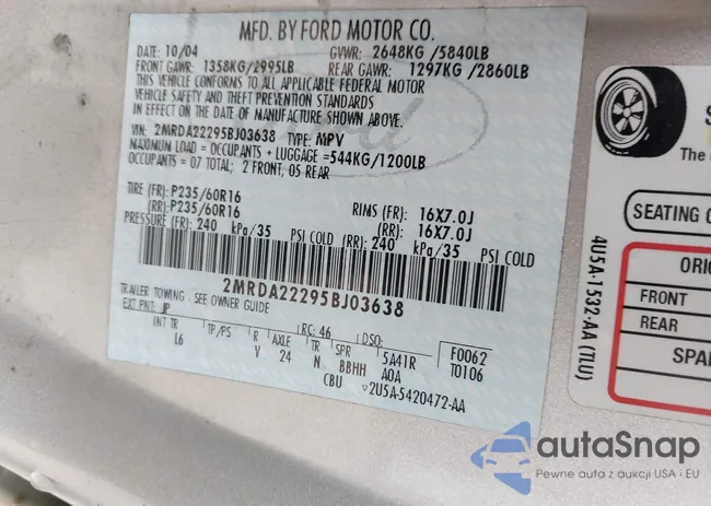 2MRDA22295BJ03638: 42535689