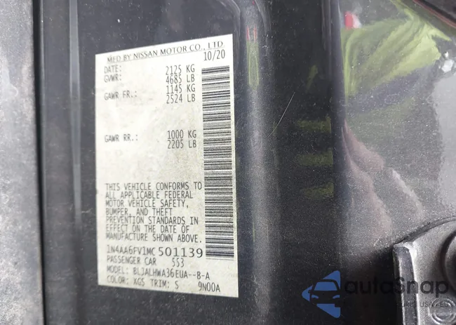 1N4AA6FV1MC501139: 42535775