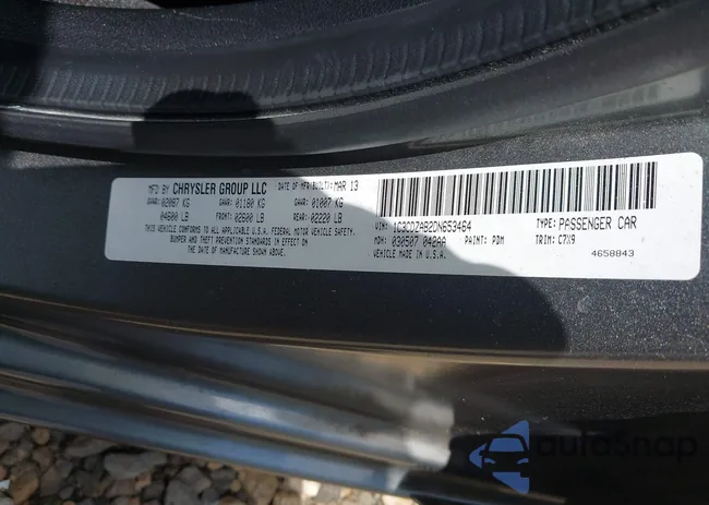 1C3CDZAB2DN653464: 42535893