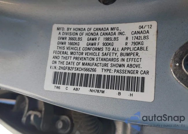 2HGFB2F5XCH566266: 42536067