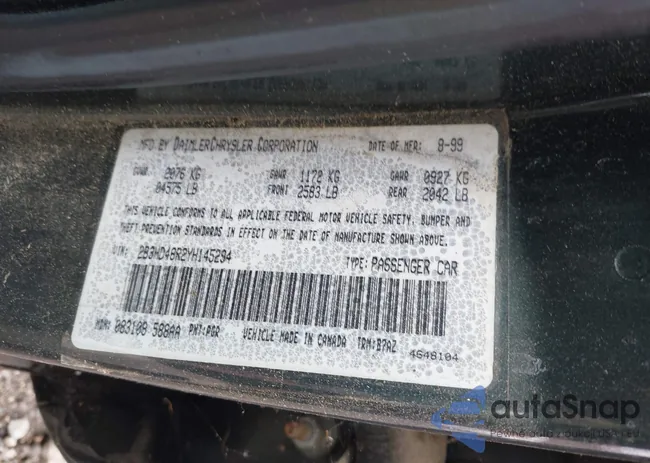 2B3HD46R2YH145294: 42536075