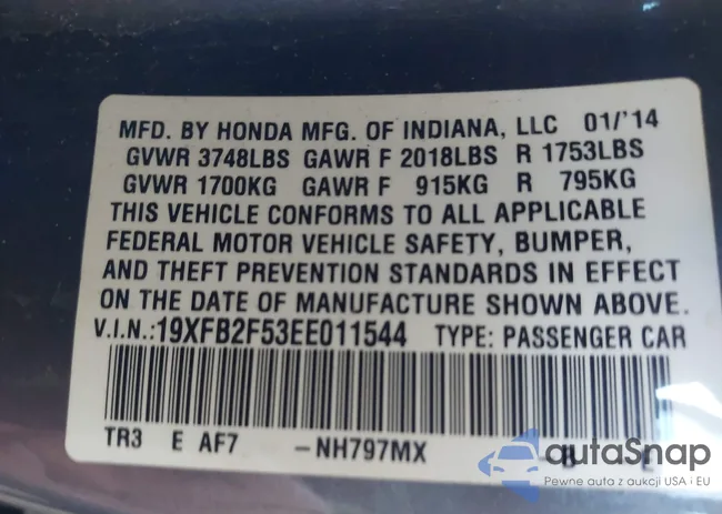 19XFB2F53EE011544: 42535195