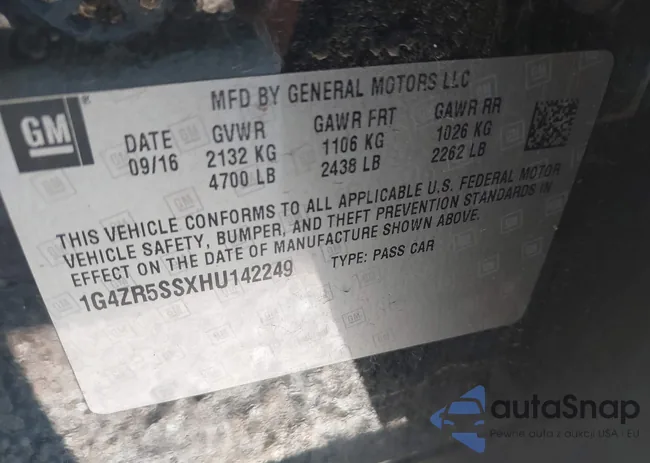 1G4ZR5SSXHU142249: 42535227