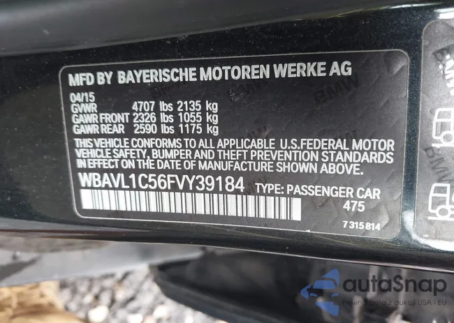 WBAVL1C56FVY39184: 42535478