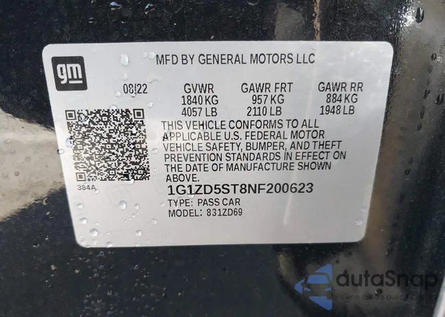 1G1ZD5ST8NF200623: 42536630