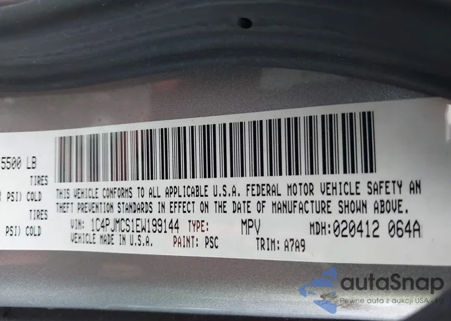 1C4PJMCS1EW199144: 42536679