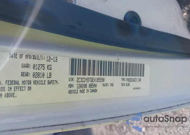 2C3CDYBT6EH185590: 42536813