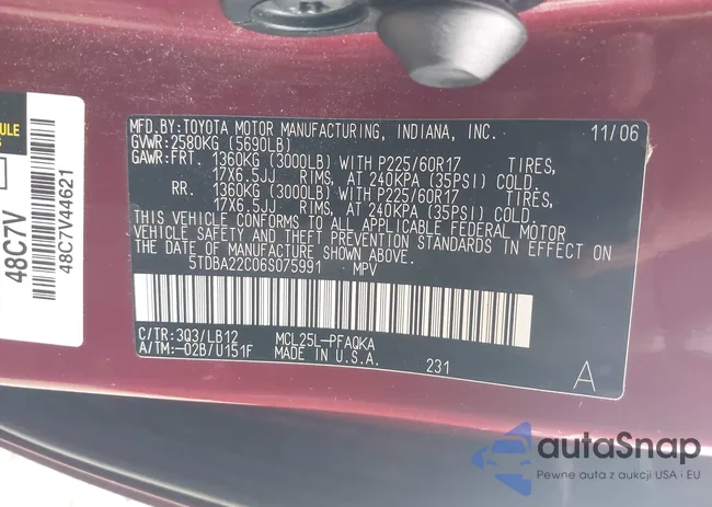 5TDBA22C06S075991: 42536863