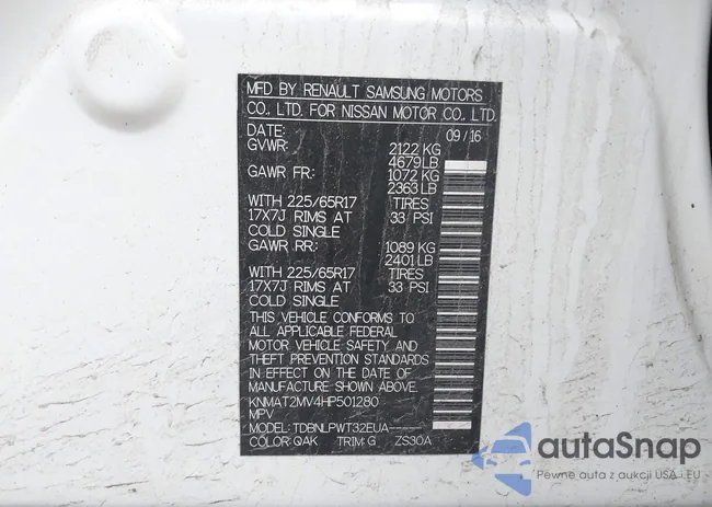 KNMAT2MV4HP501280: 42536276