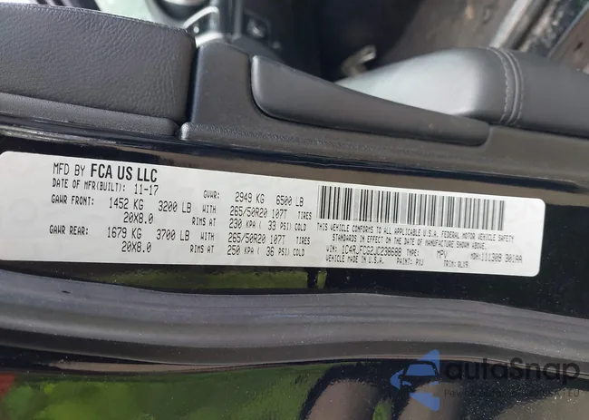 1C4RJFCG2JC238688: 42536338