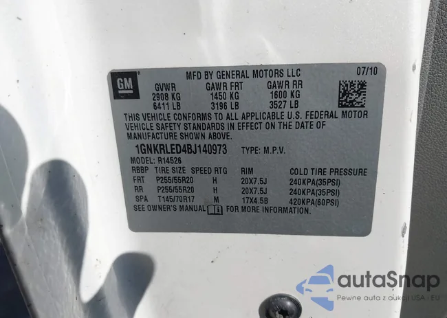 1GNKRFEDXCJ147266: 42536354