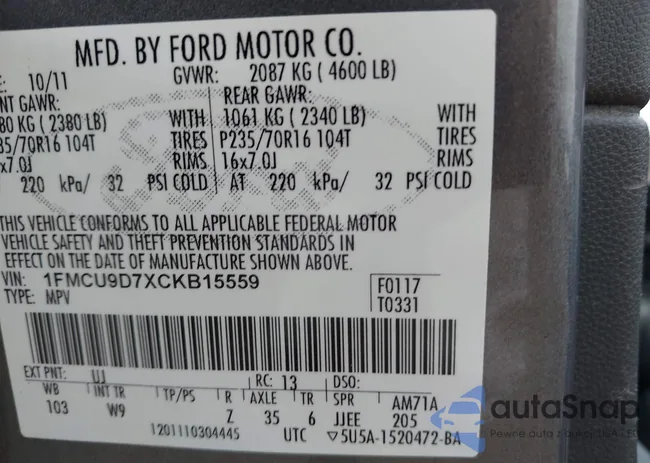 1FMCU9D7XCKB15559: 42537577