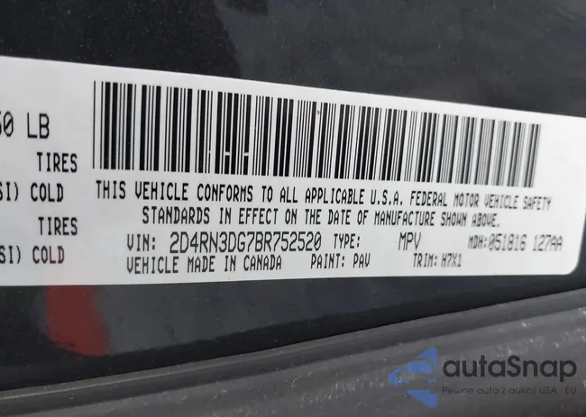 2D4RN3DG7BR752520: 42537997